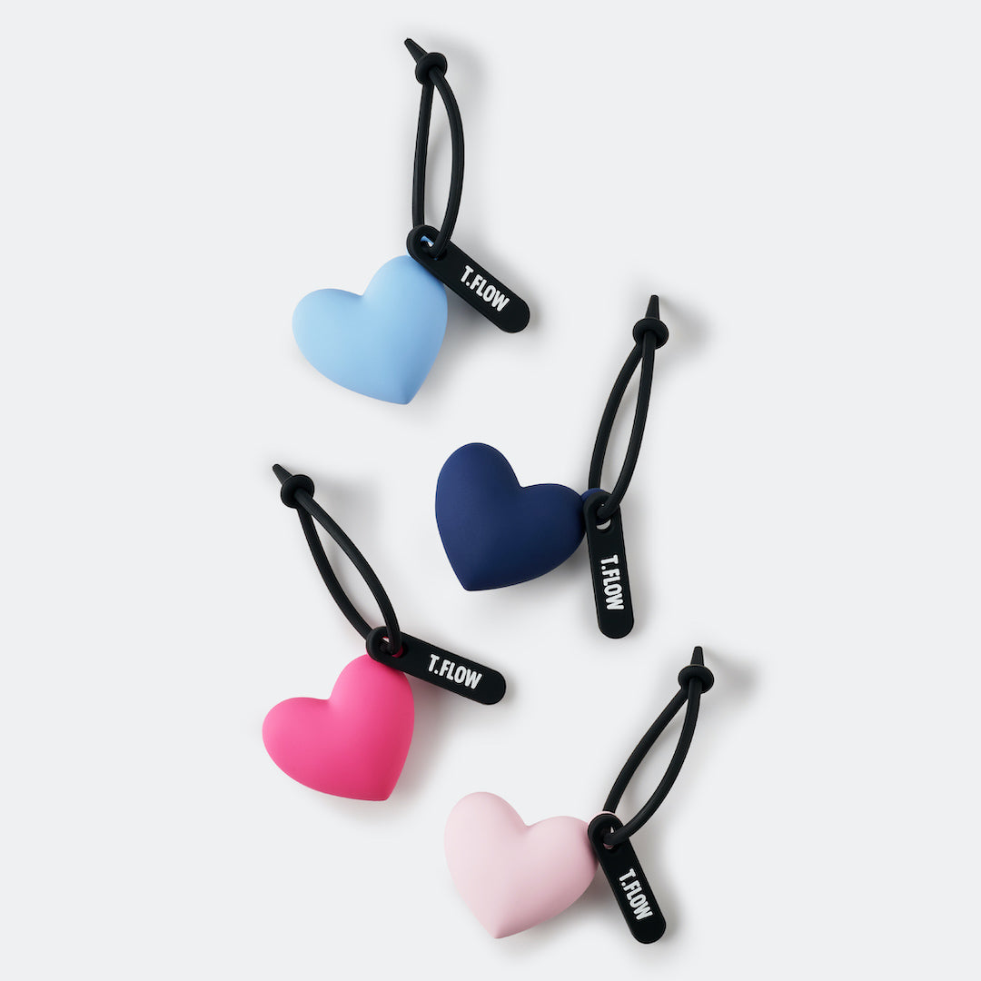 TACTFLOW พวงกุญแจซิลิโคน Silicone Keyring รุ่น HEART (TFC100)