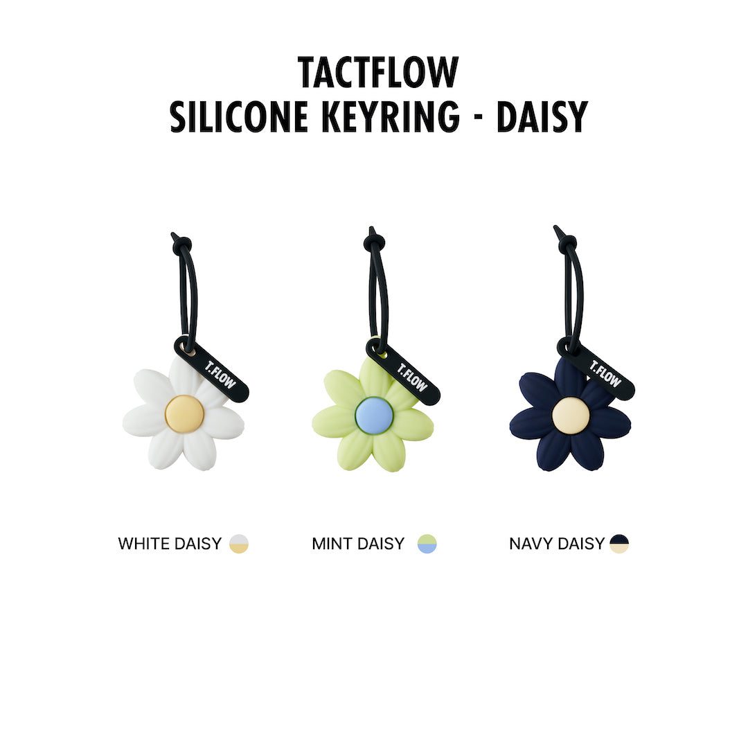 TACTFLOW พวงกุญแจซิลิโคน Silicone Keyring รุ่น Daisy (TFC102)