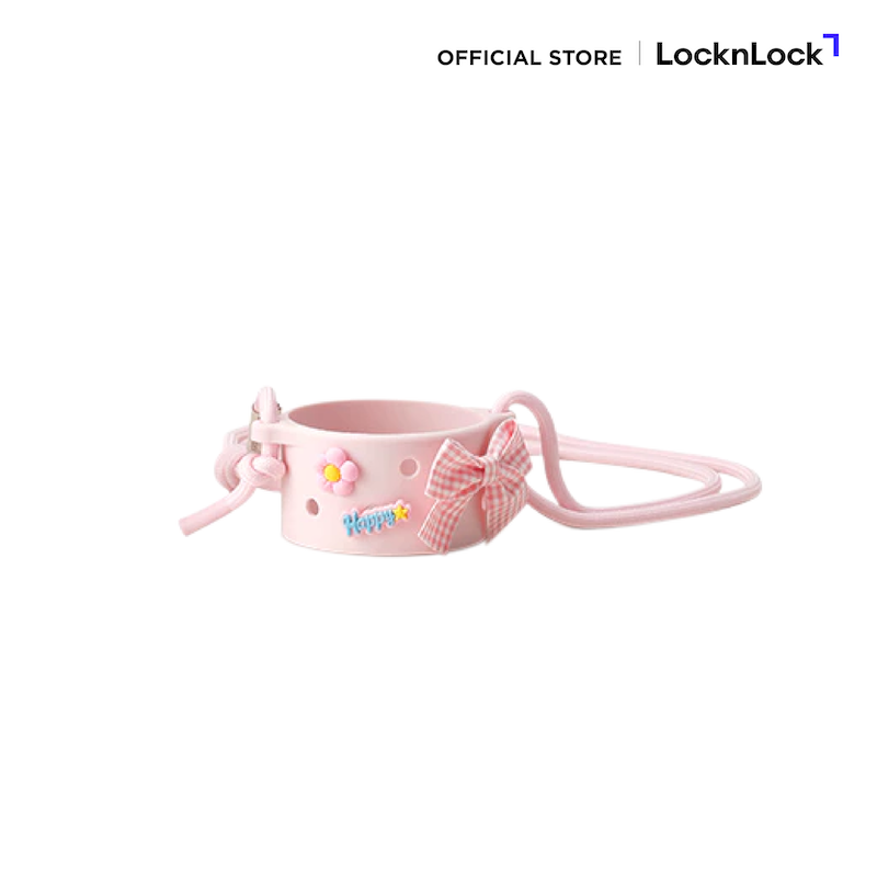 LocknLock ปลอกแก้วซิลิโคนพร้อมสายสะพาย Drink Holder รุ่น TLL076