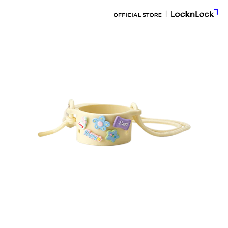 LocknLock ปลอกแก้วซิลิโคนพร้อมสายสะพาย Drink Holder รุ่น TLL076