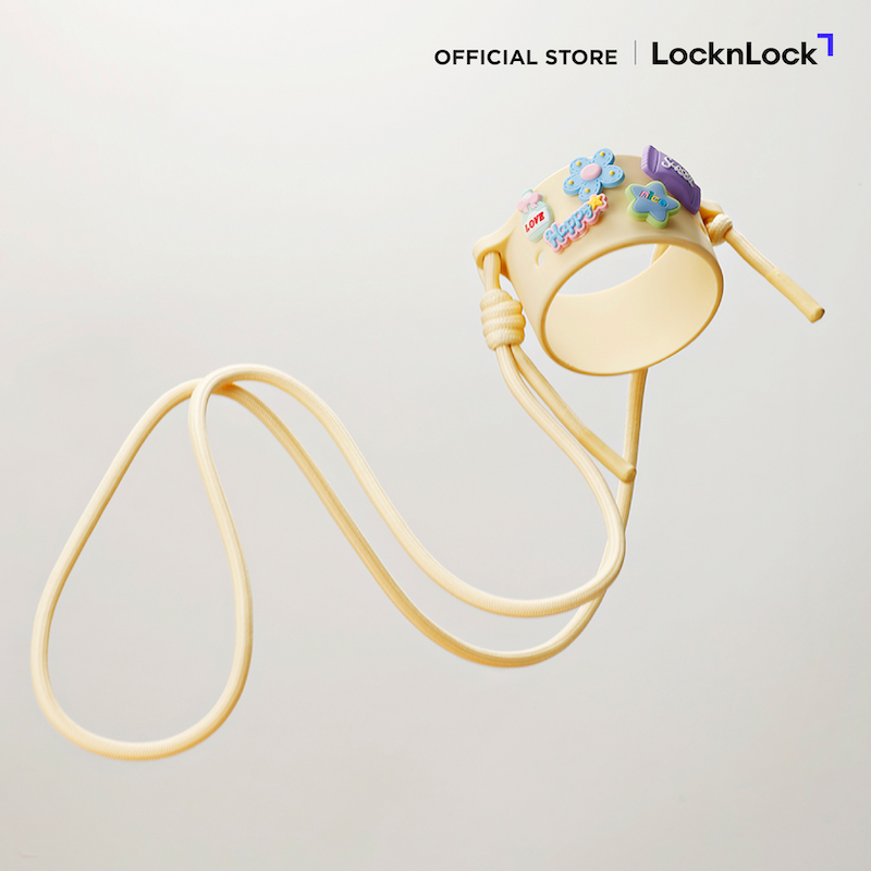LocknLock ปลอกแก้วซิลิโคนพร้อมสายสะพาย Drink Holder รุ่น TLL076