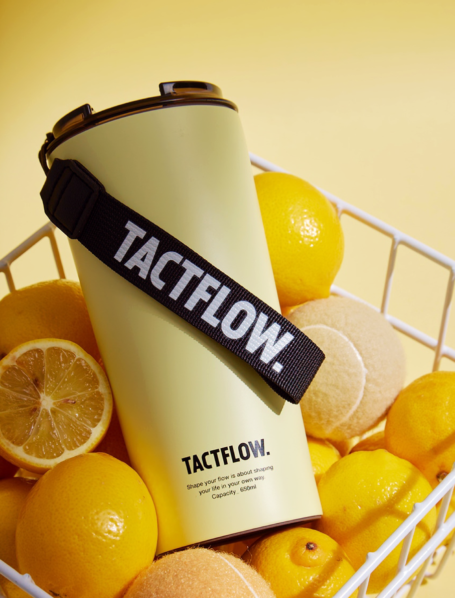 TACTFLOW Ceramic Tumbler แก้วน้ำเก็บอุณหภูมิ ความจุ 650ml. รุ่น TFB501 - TFB509