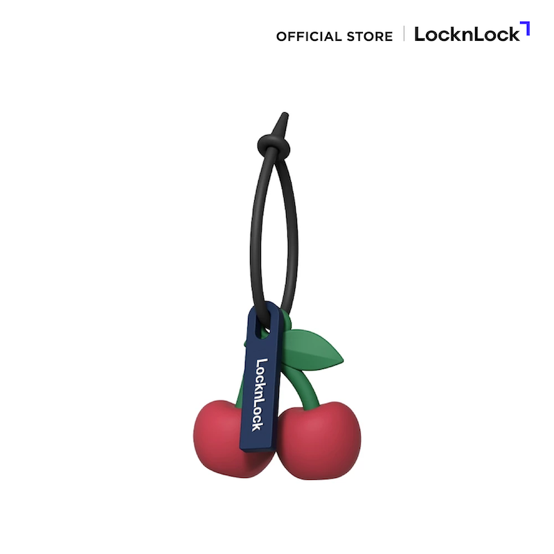 LocknLock อุปกรณ์ตกแต่งขวดน้ำ หรือ กระเป๋า รูป Cherry - TLL098PIK