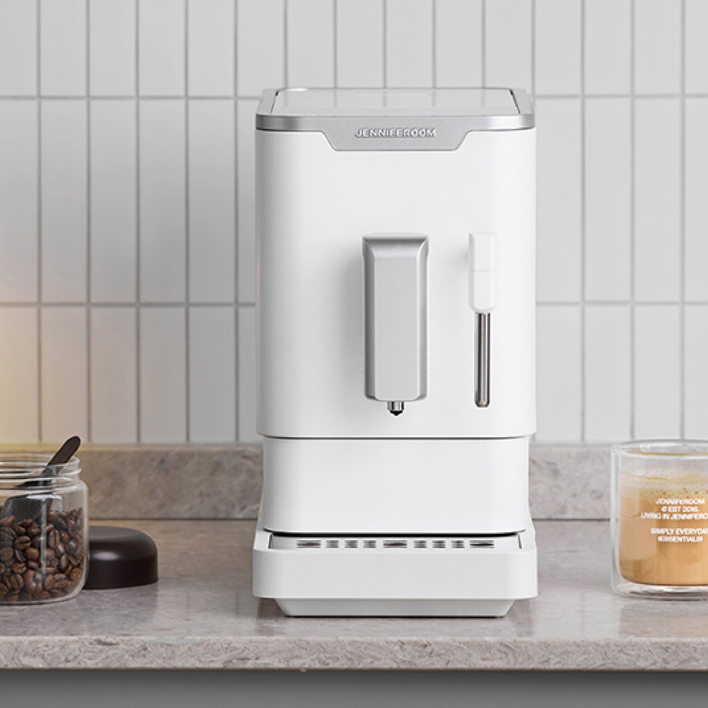 Jenniferoom Coffee Machine Steam Latte Pro (ตีฟองนม) รุ่น JRTH-SEM0212WH
