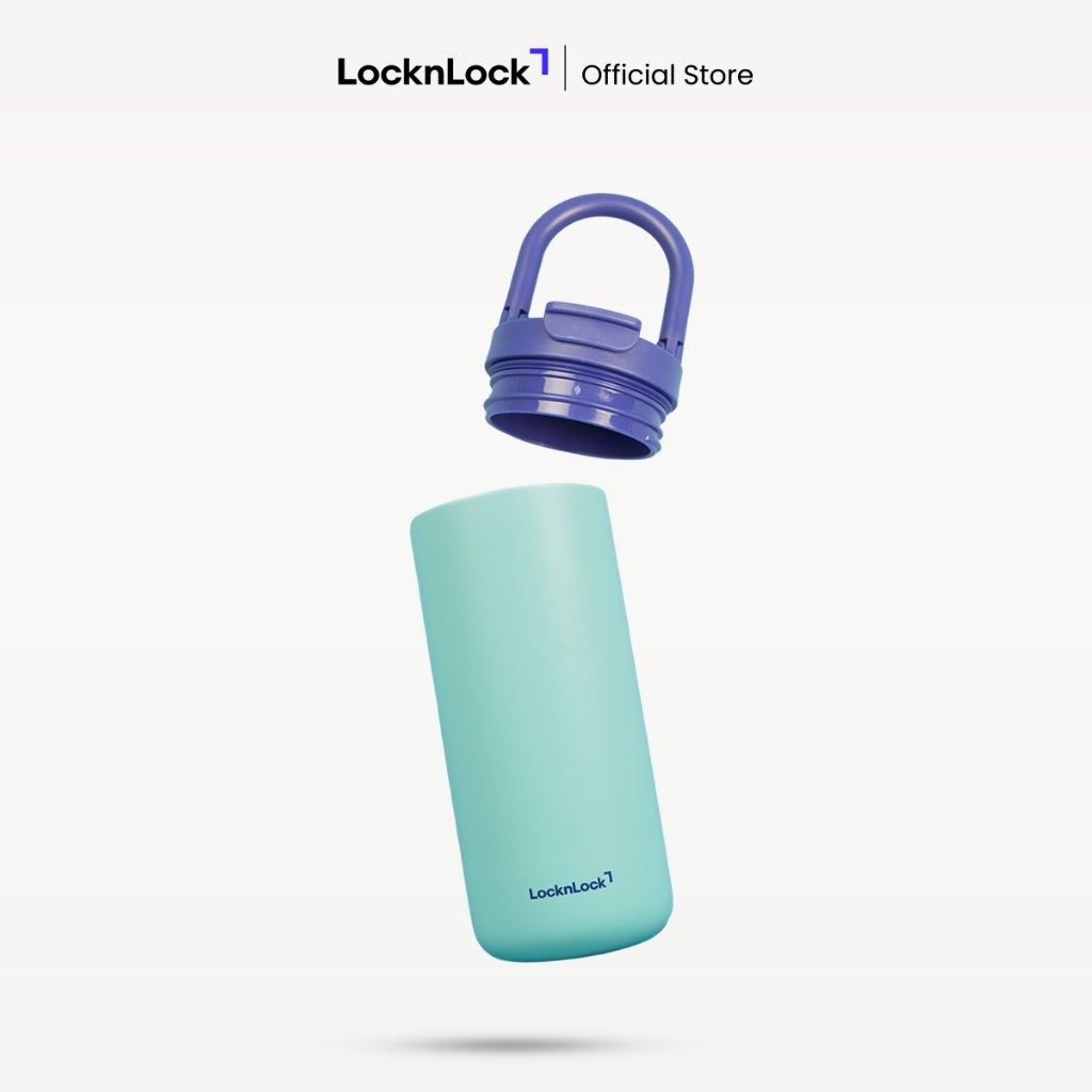 LocknLock แก้วเก็บอุณหภูมิ Fold Grip Tumbler ความจุ 550ml. รุ่น LHC4436