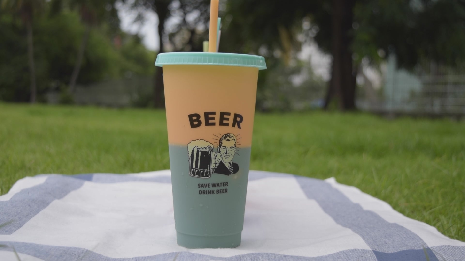 แก้วน้ำ Color Change Cup 4 beer