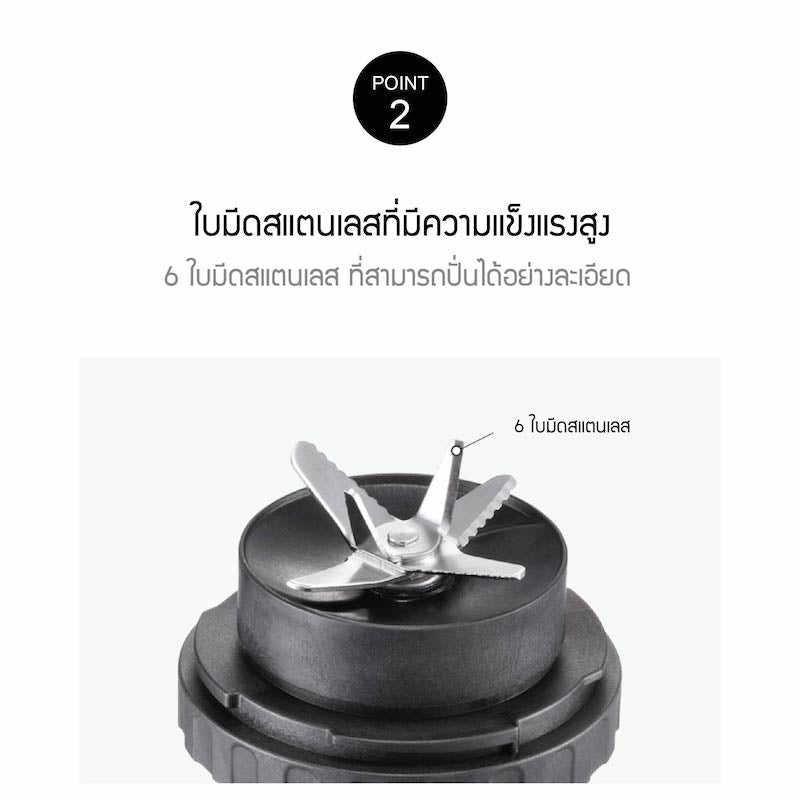 เครื่องปั่นความเร็วสูง LocknLock Ultra High Speed Blender 10