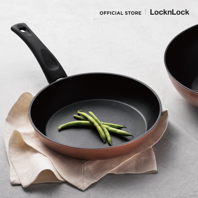 LocknLock Rosy Gold Fry Pan & Wok 20 cm. - CAF2004