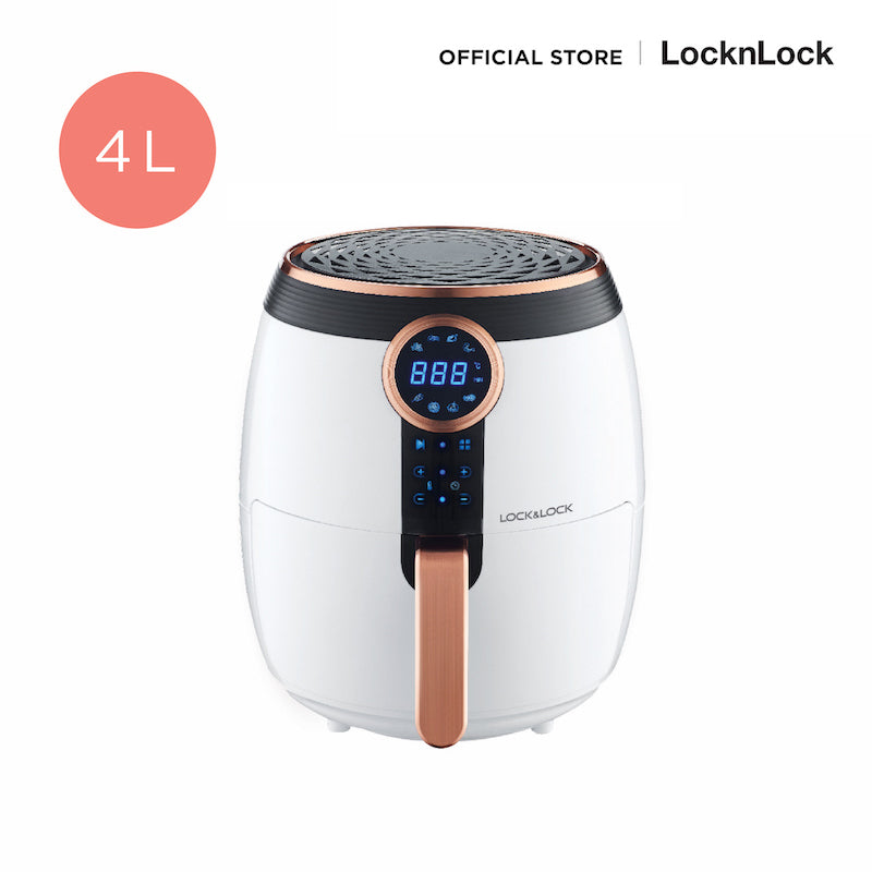 หม้อทอดไฟฟ้าไร้น้ำมัน LocknLock Digital Eco-Fryer 4 L. รุ่น EJF376 ...