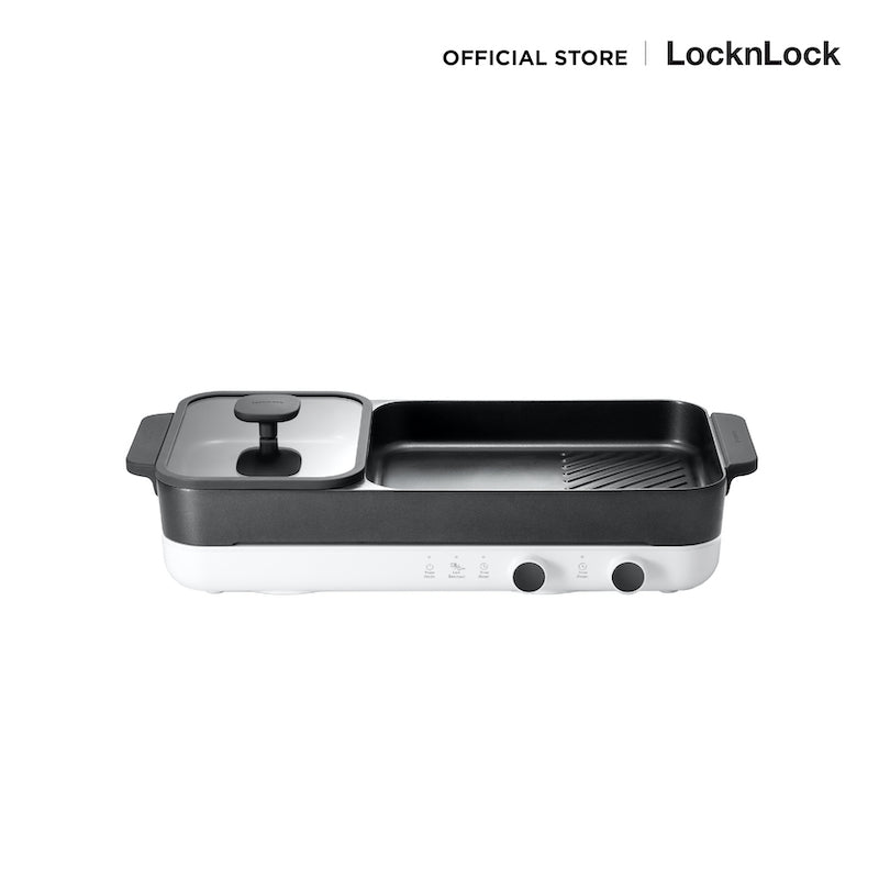 เตาแม่เหล็กไฟฟ้าคู่ LocknLock Square Double Induction Cooker รุ่น ...