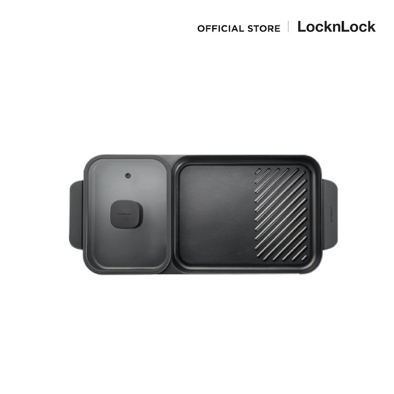 เตาแม่เหล็กไฟฟ้าคู่ LocknLock Square Double Induction Cooker รุ่น ...