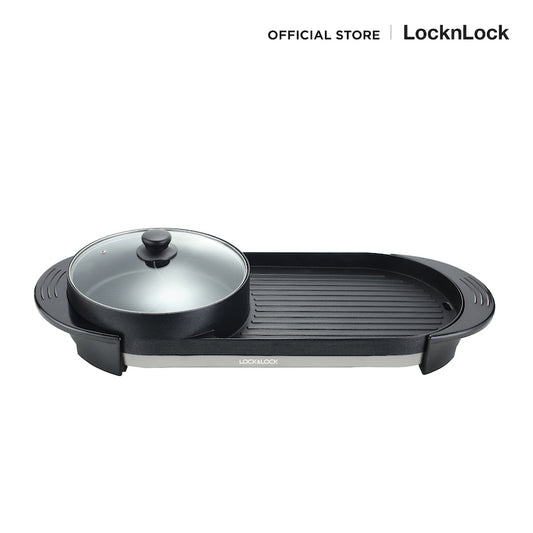 เตาปิ้งย่าง LocknLock พร้อมหม้อสุกี้ชาบู