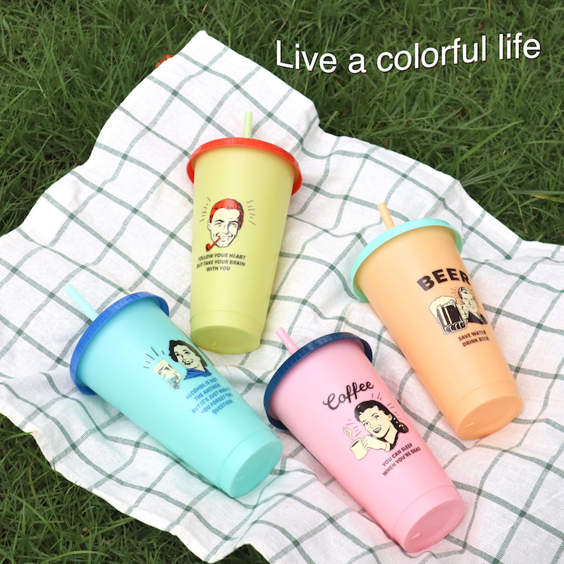 แก้วน้ำ Color Change Cup 4 all