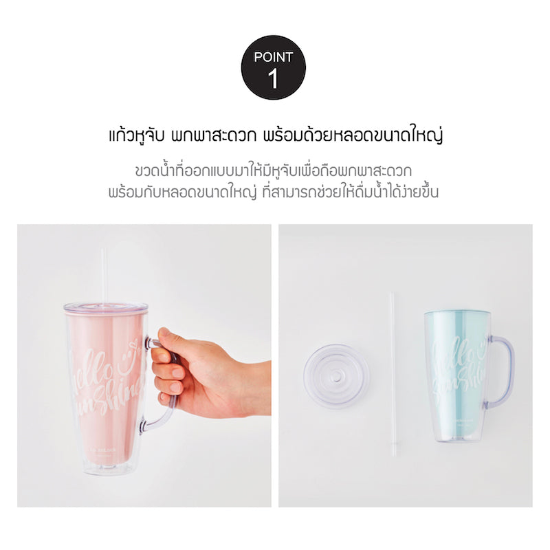 LocknLock Doublewall Coldcup 720 ml. - HAP503