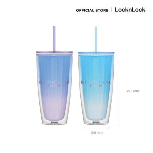 LocknLock Dream Star Double Wall Cold Cup  750 ml. - HAP522