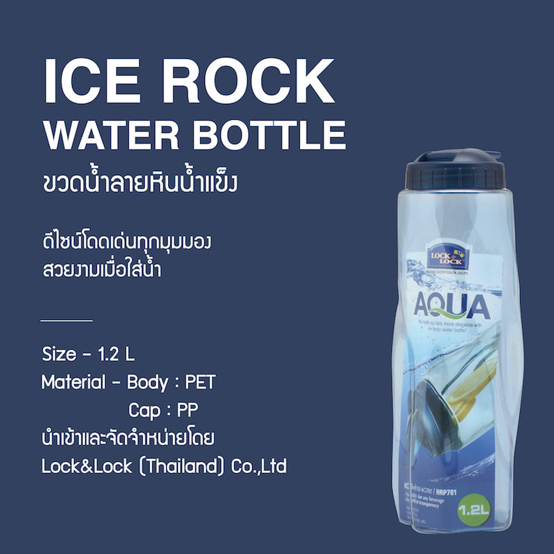 LocknLock Ice Water Bottle 1.2 L. - HAP781