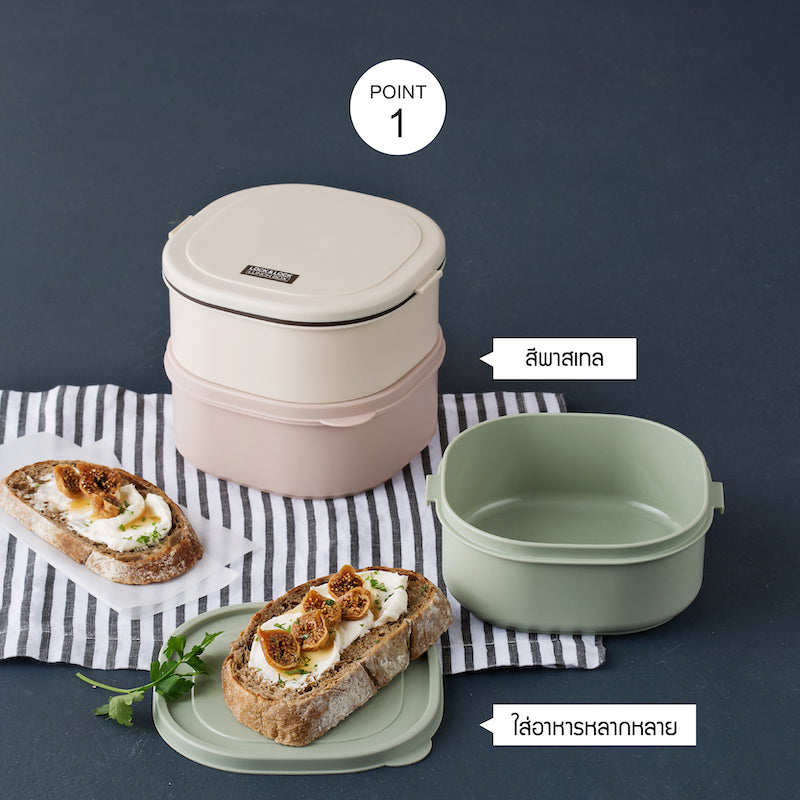 LocknLock  Mini 3-Tier Lunch Box - HPL770