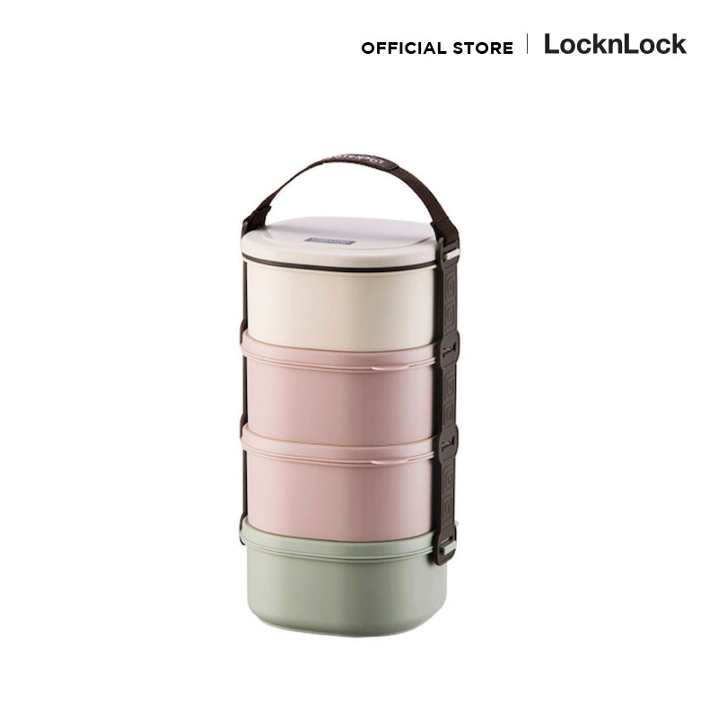 LocknLock Mini 4-Tier Lunch Box - HPL772