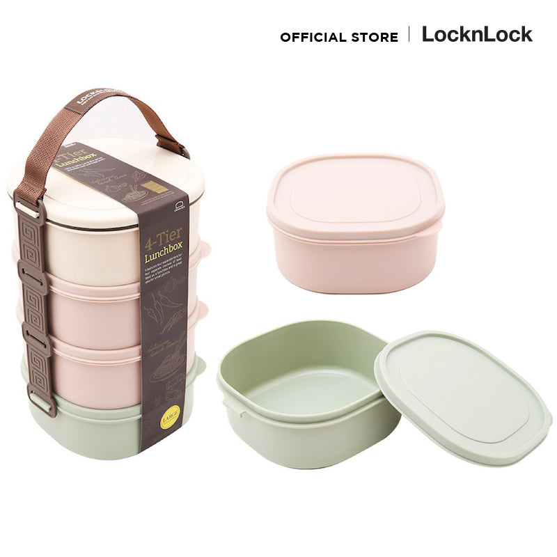 LocknLock Mini 4-Tier Lunch Box - HPL772