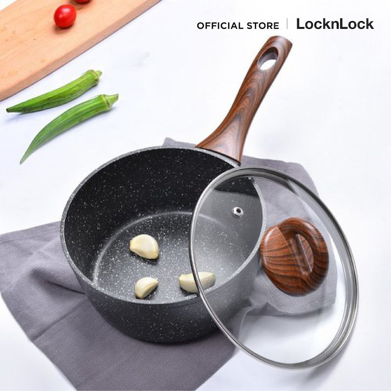 LocknLock Baum Marble Sauce Pan 18 cm. - LBU1181