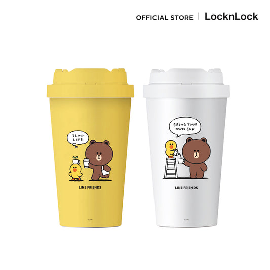 LocknLock LINE Friends Energetic Tumbler 400 ml. - LHC3271LF