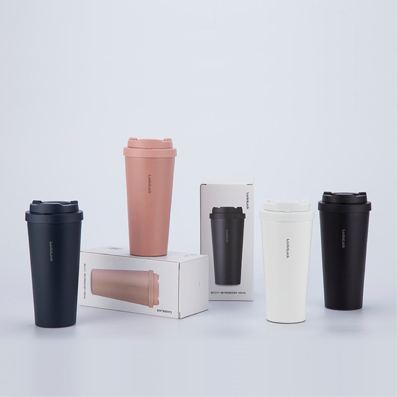 แก้วเก็บความเย็น LocknLock Energetic One Touch Tumbler 550 ml. LHC3249 Group