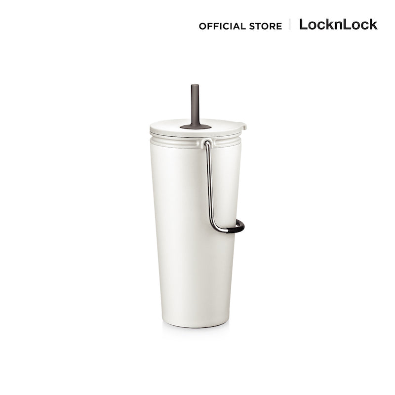 LocknLock Bucket Tumbler with Straw 540 ml. - LHC4268
