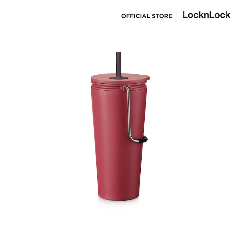 LocknLock Bucket Tumbler with Straw 540 ml. - LHC4268