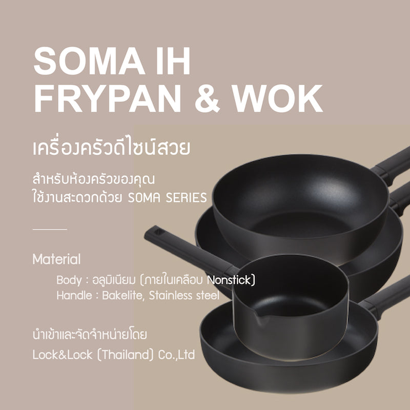 LocknLock Soma Fry Pan 28 cm. - LMH2283IH