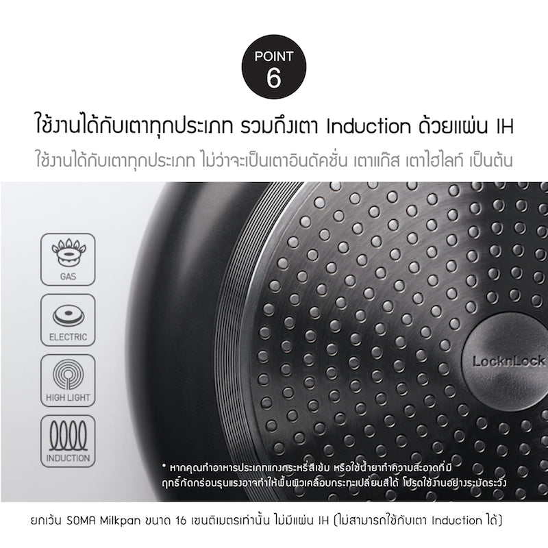 LocknLock Soma Fry Pan 28 cm. - LMH2283IH