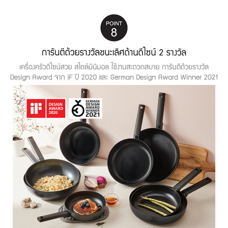 LocknLock Soma Fry Pan 28 cm. - LMH2283IH