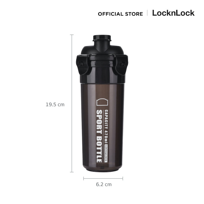 LocknLock Sport Water Bottle 470 ml. - HPL931NBK-PR