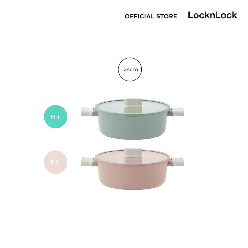 LocknLock Suit Cookware Low Casserole 24 cm. - CSU1242